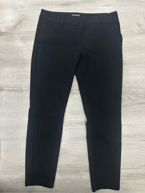 Express Black Columnist Straight Leg Dress Pants